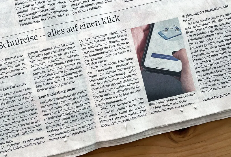Elternabende, Noten, Schulreise – alles auf einen Klick