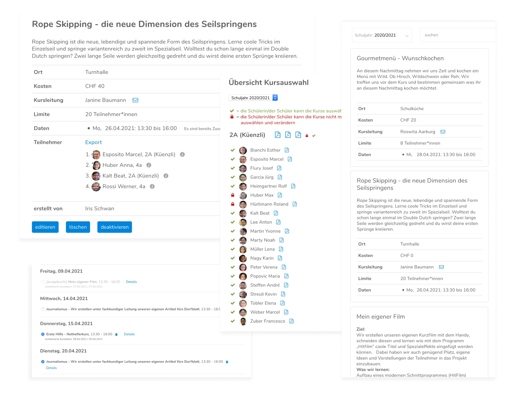 Kursverwaltung